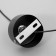 Bayerlux suspension Bayerlux “Amadeus” LED 6W 4000K Black 5.3x5.3x43-243cm