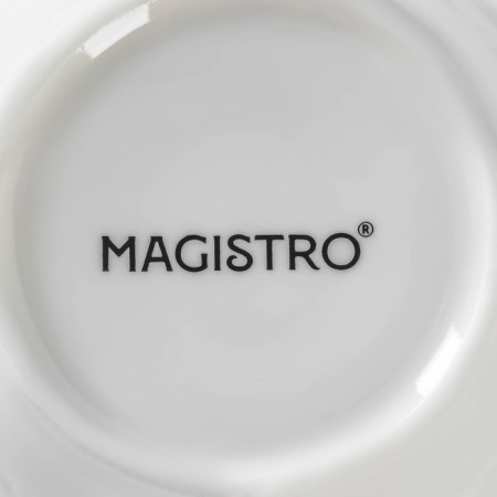 Porcelain coffee coffee magistro argos, 100 ml, white color-5