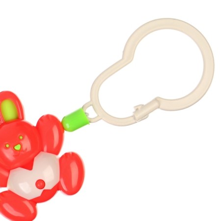 Stretching to a stroller/crib "bunnies", 3 toys, color mix, crush me-7