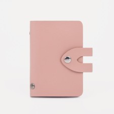 Button business card, 24 cards, pink color