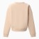 Female sweatshirt Minaku: Velvet Collection Milk color, size 52