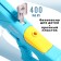 Water blaster "Shark", works on the battery, the color is blue