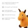 Zabiaka Vykhun “Horse”, textile finish, h = 50 cm, 1400 g, color mix