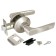 Handle latch 6024 SN-P, without fix., Matte nickel color