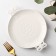 Ceramic Ceramic dish, 23 × 18 cm, white color