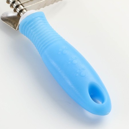 Side Colt "Comfort" 9 blades, non -slip rubber pen, blue-4
