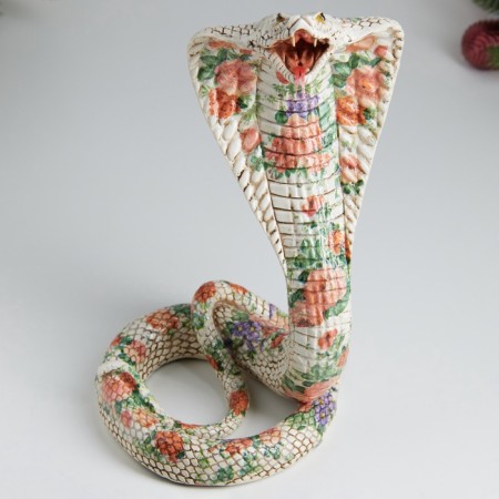 Figure "Snake Nagaina" 17x15x31cm, color white-4