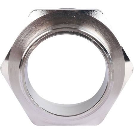 Nipple transition stout SFT-0004-002122, 2 1/2 "x2", outer thread, nickel-plated brass-3