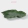 Serving share "Leaf", 25.8 × 24.7 cm, green color