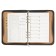 Organizer on rings A5, 100 sheets in a ruler, with a calculator, on a zipper, black