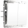 Two -clavy switch with self -return (white matte) W1122461