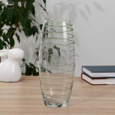 Ваза  FLORA 'Серпантин' d-8см 11,5х26 см МИКС