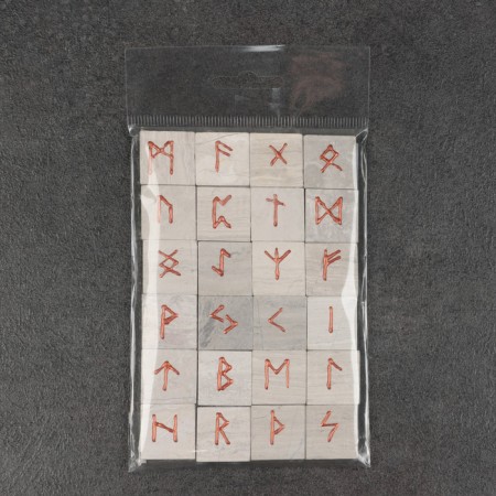 Set "Scandinavian runes", marble, 25 runes-4