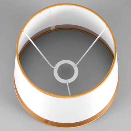 Lampshade e27 white-gold 26x26x20 cm-1