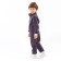 Overalls for the boy, dark gray color, height 80-86 cm