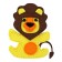 Set for creativity: soft toy made of felt "lion"