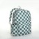 Youth backpack from textiles, 4 pockets, white/green color