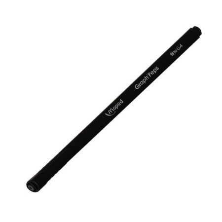 Handle capillary Graph Peps, black, node 0.4 mm, ergonomic zone of girth-1