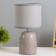 Table lamp "Monaco" E14 40W gray 16x16x29 cm Risalux