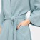 Women's bathrobe, blue color, size 44 (s)