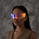 LED glasses "Shine", 14.5x4.5x18 cm, CR2032X2 batteries (included), 3 modes, glow RGB