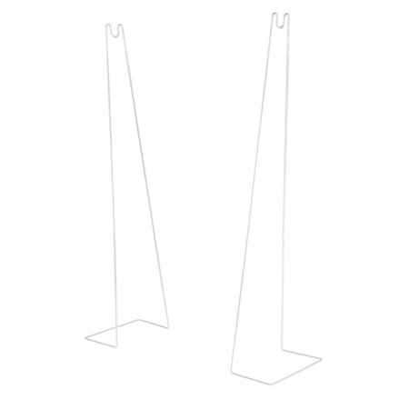 Uniel lamp stand, 800 x 220 x 110 mm, metal, white-1