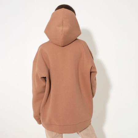 Hoody women Minaku: Casual Collection, Powder Color, Size 48-2