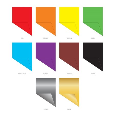 Colored paper A4, 10 colors, 10 sheets, erichkrause, bilateral, coated, in the folder, density 80 g/m2, crafts of crafts-2