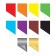 Colored paper A4, 10 colors, 10 sheets, erichkrause, bilateral, coated, in the folder, density 80 g/m2, crafts of crafts
