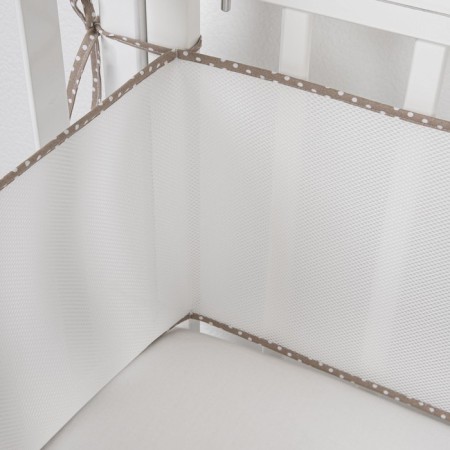 The side in the crib, size 31x180 cm, beige color-4