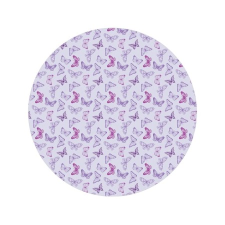 Pareo and beach rug "Summer butterflies", D = 150 cm-1