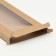 Box for tiles of chocolate, craft, with a window, 18 x 9 x 1.4 cm