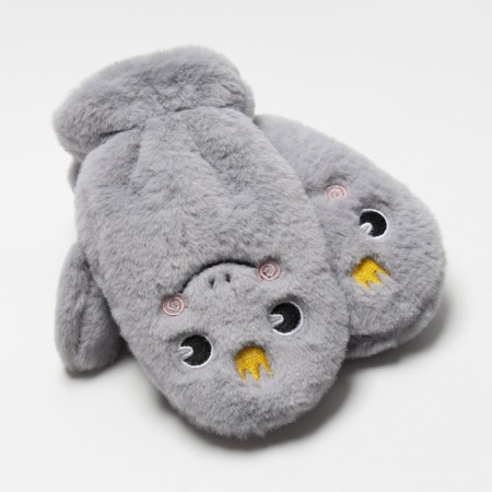 Teenage mittens for claim. Minaku crown 19 cm gray gray