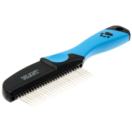 Delight comb, 25 floating teeth 25 mm, black and blue