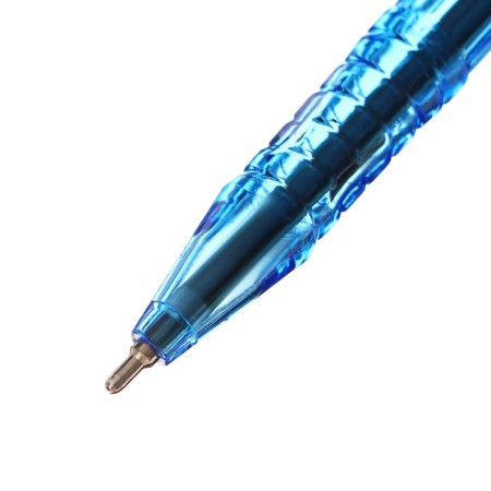 A set of ballpoint pens 12 pieces, 0.7 mm, tinted body, blue ink-3