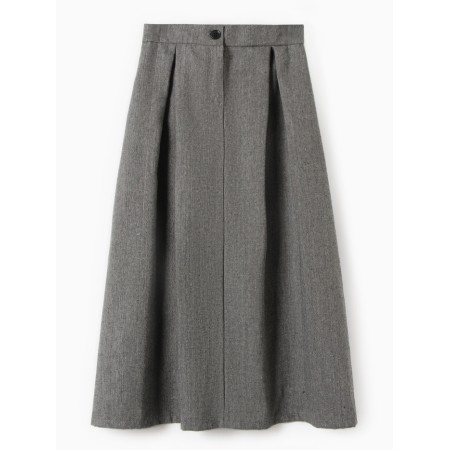 Women's skirt Maxi Minaku: Modern Classic color dark gray, river 48-5