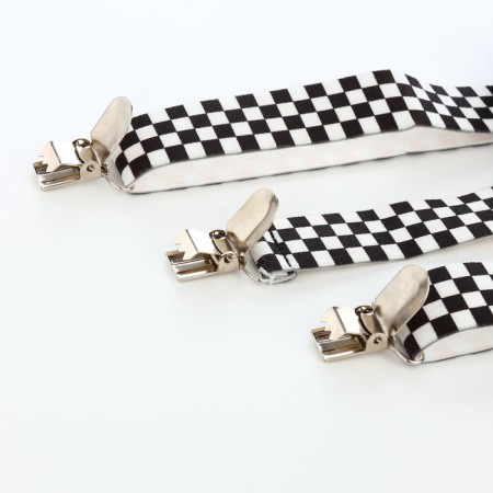 Baby carpets "chosen", width 2.5 cm, black/white color-2