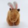 Soft toy "Capybara. Bunny ", with ears and tail