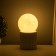 Table lamp "Moon" LED 1x40W E27 white 12x12x21cm