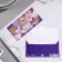 Envenue for money "Gift" Violet background, 16x8cm