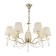 Caustra Freya FR2019PL-07BS MADELINE, 820x820x1650 mm, E14, 7x40W, brass color