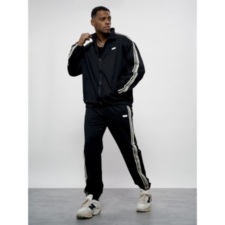 Sports suit men's, size 54, black color-5
