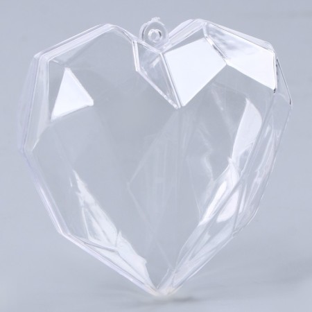 The basis for creativity and decoration "Heart", set of 3 pcs., Size 1 pc. - 8 × 8 × 5 cm-1