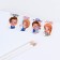 A set of magnetic bookmarks 4 pieces on the School substrate