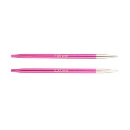 Removable aluminum knitting needles Zing Knitpro, for a cable 35-126 cm/5.00 mm 47505