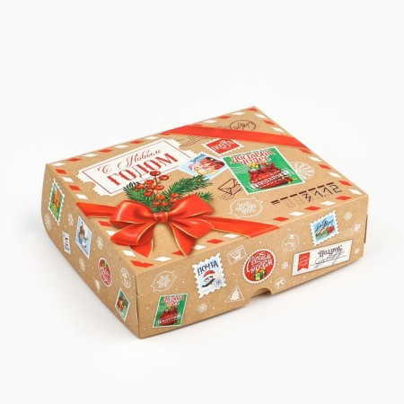 Packaging for confectionery "New Year's Post", 20 x 17 x 6 cm, New Year-2