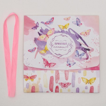 Gift folding box, packaging, “pleasant moments”, 16.5 x 12.5 x 5 cm, without tape-5