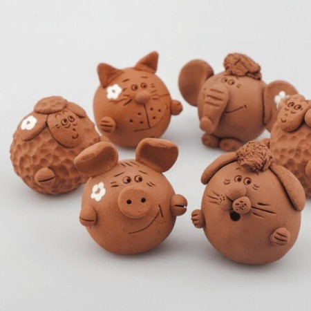Meding mass hardening terracotta 1000g Treasure Island-8