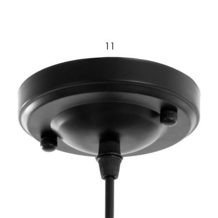 Bayerlux raben chandelier 1he27 Black 44x44x60cm-6