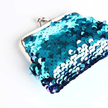 Wallet on the farmar, turquoise color/blue-4
